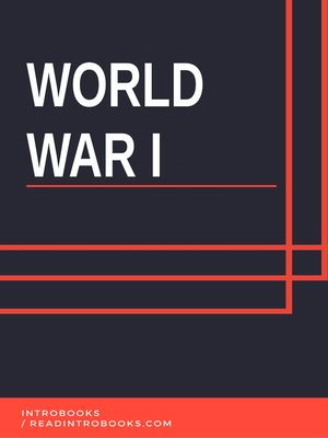 cover image of WORLD WAR I